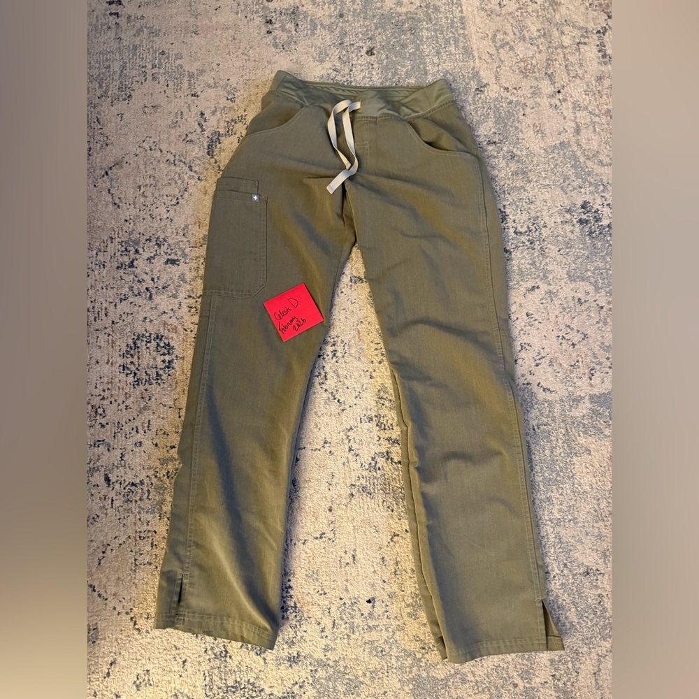 Figs Heather Olive Kade pant